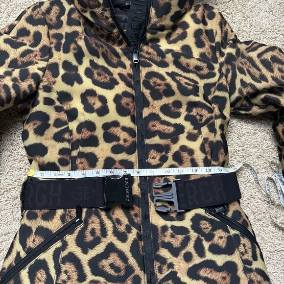 Goldbergh Fierce Leopard Print Ski Jacket US 6 Waterproof Roar Jaguar - Picture 5 of 13